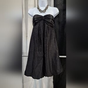 AGB Strapless Black Dress